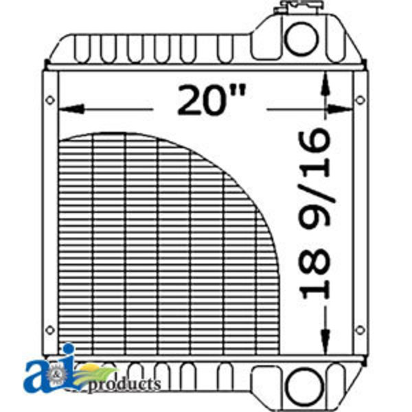 A & I Products Radiator 32.75" x23" x10.5" A-234876A1